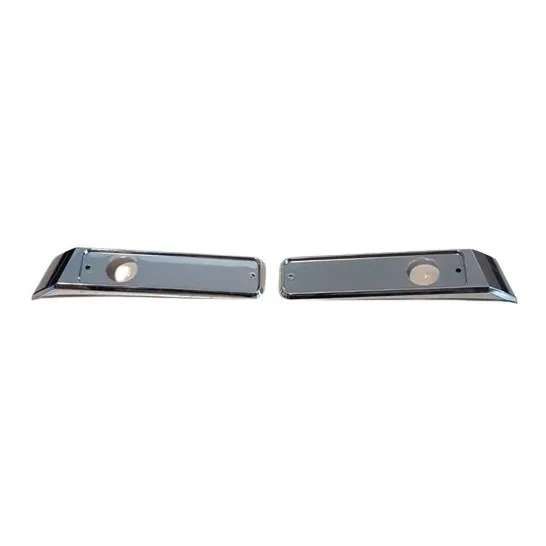 Par De Bases Para Cocuyos Traseros Jeep Wagoneer (cromadas)