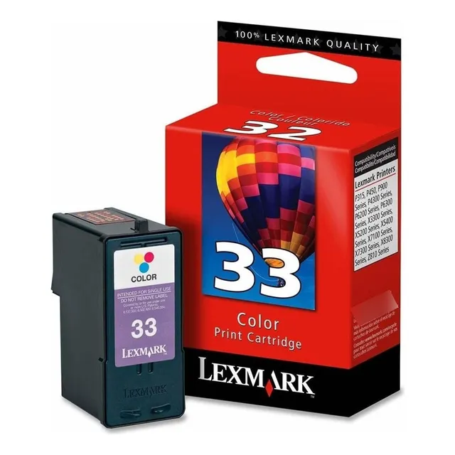 Cartucho De Tinta Lexmark Lexmark 33 - 18c0033 Color Negro/tricolor