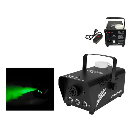 Máquina De Humo Zebra Sound Zms-403sled 400w Con Luces Led