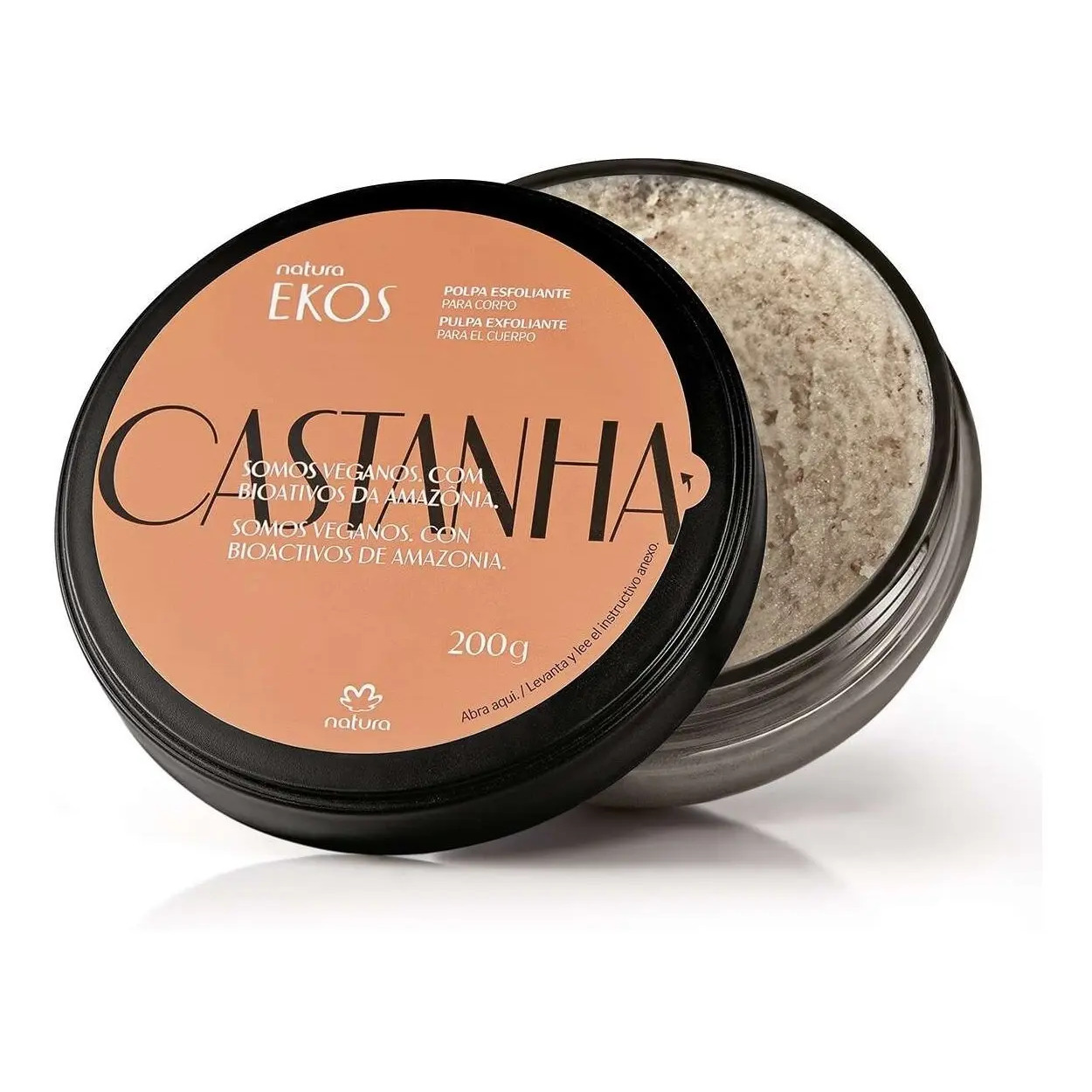 Esfoliante de Castanha para o Corpo Ekos 200g em polpa