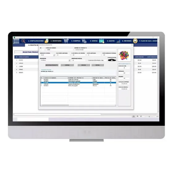 Sistema De Control De Ventas Automatico Graficos Y Analisis