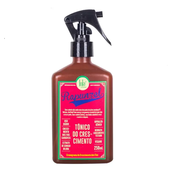 Spray Rapunzel Tônico Capilar 250ml Lola
