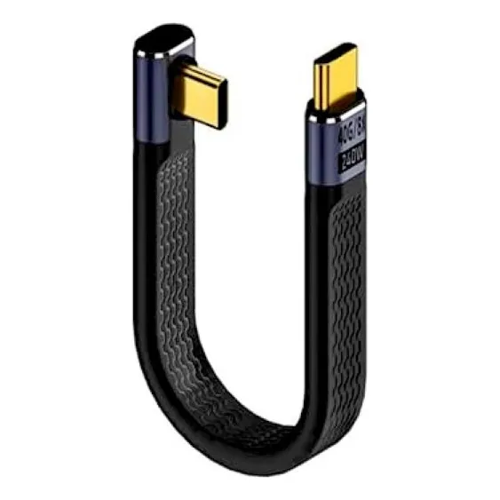 Cable Corto Usb4 De 40gbps 240w 8k Para Thunderbolt4/macbook
