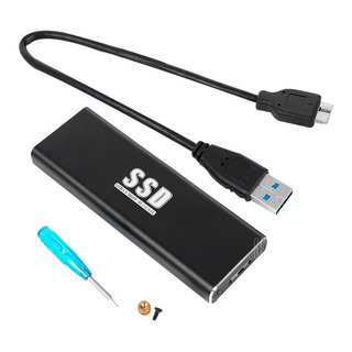 Adaptador Memoria Ssd M2 Ngff B+m Key A Usb 3.0 Con Carcasa Adaptador Memoria Ssd M2 Ngff B+m Key A Usb 3.0 Con Carcasa