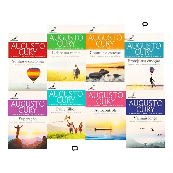 Augusto Cury Coleção C/8 Vols - Editora Principis