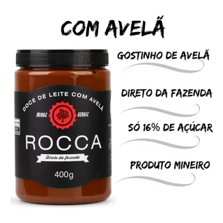 Doce De Leite Rocca Com AvelĂŁ 400g Doce De Leite Rocca Com AvelĂŁ 400g
