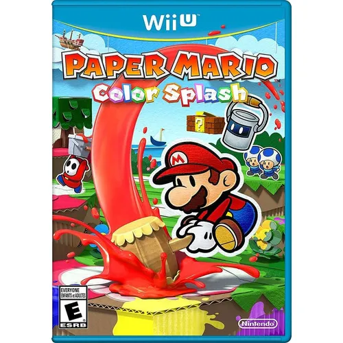 Juego Paper Mario Color Splash Para Wii U - Y Sellado