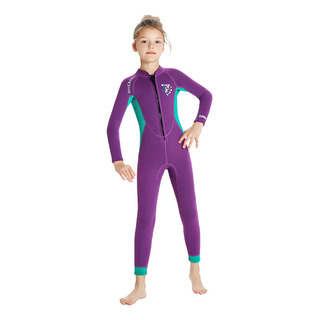 Traje De Buceo Completo Para Niñas, Traje De Neopreno De 2,5 Traje De Buceo Completo Para Niñas, Traje De Neopreno De 2,5