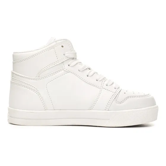 Zapatiilla Botita Casual Atomik Hudson Infantil Blanca