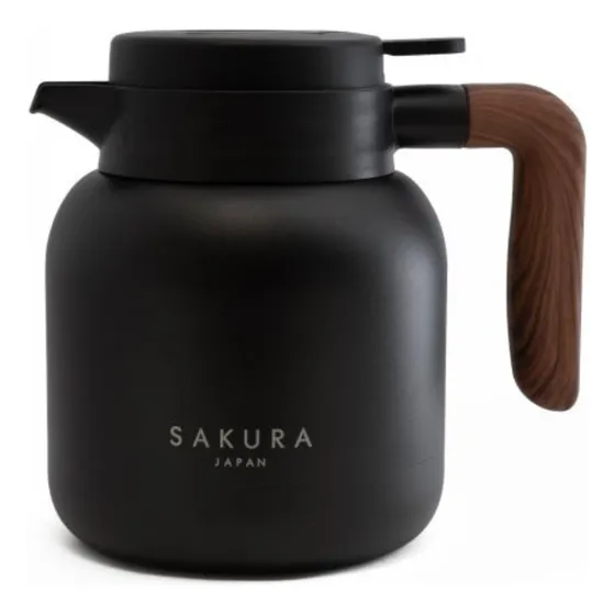 Jarra Termica Con Infusor Sakura Loggia Negra 1.2 L