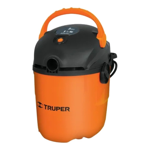 Aspiradora Truper ASPI-03 3 gal  naranja/negra 120V