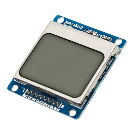 Display Nokia 5110 Lcd Azul 84x48 Programação Pic Arm Esp32