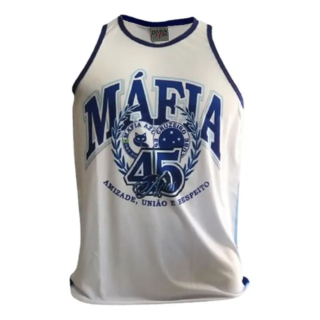 Regata Máfia Azul Torcida Organizada Camiseta Oficial