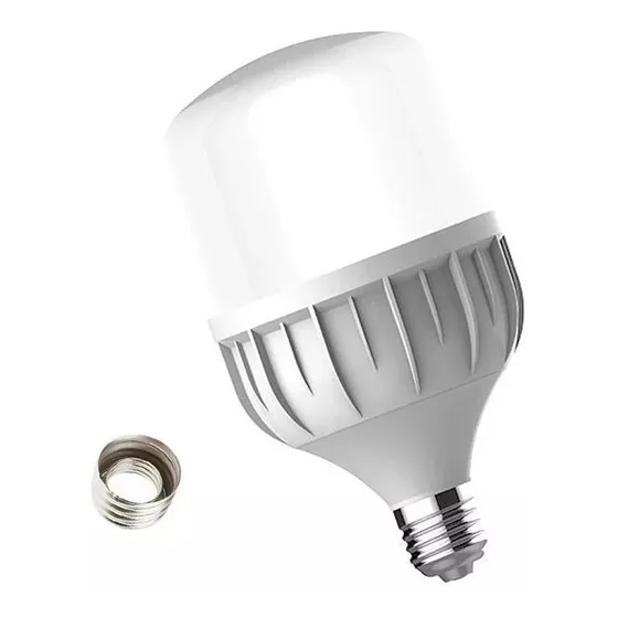 Lampara High Power 50w E 27 + Adaptador E 40 Interelec