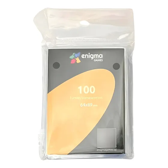 Sleeves (fundas) Para Juegos De Cartas 64x89mm - Pack X100 U