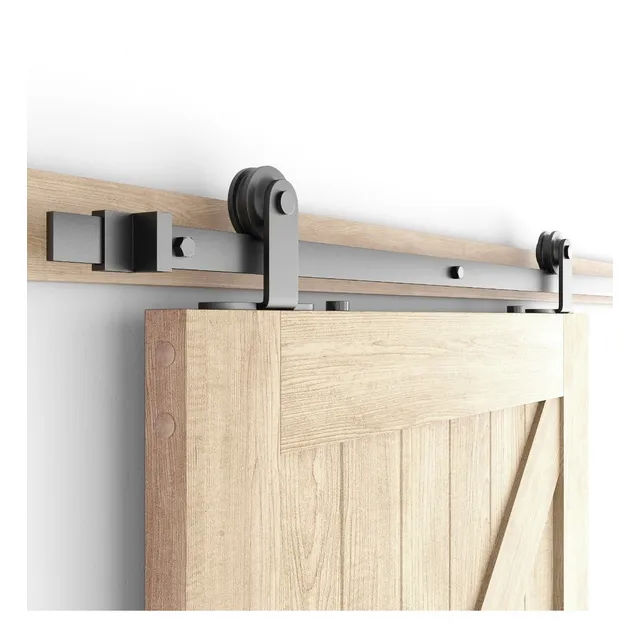Riel De Granero Para Puerta Corrediza Madera Mod 2002 Secura