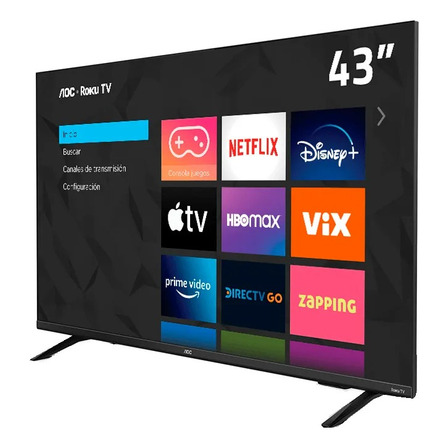 Led Smart Tv 43'' Aoc Fhd Roku Wifi Hdmi 43s5135/77g Dolby Led Smart Tv 43'' Aoc Fhd Roku Wifi Hdmi 43s5135/77g Dolby