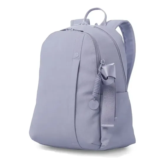 Totto Mochila Para Mujer Mediana Porta Laptop 14 | Bow M Lila Liso