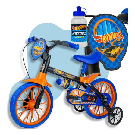 Bicicleta Infantil Menino 2 Anos 3 4 Anos Aro Hot Wheels Bicicleta Infantil Menino 2 Anos 3 4 Anos Aro Hot Wheels