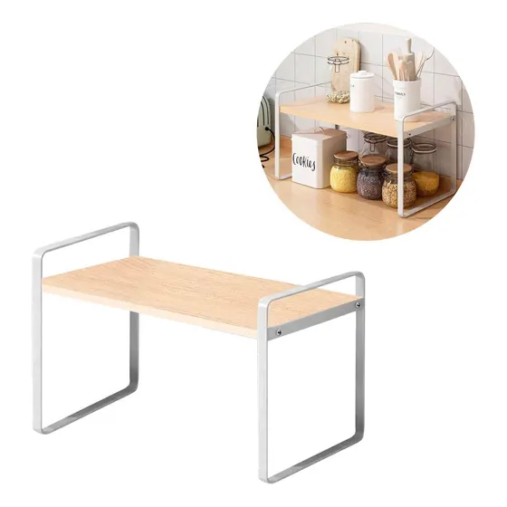 Estante Organizador Bajo Mesada Sobre Mesada Alacena Cocina
