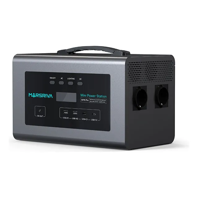 Estacion Energia Portátil Marsriva Mp6 Pro 600w 110v Litio