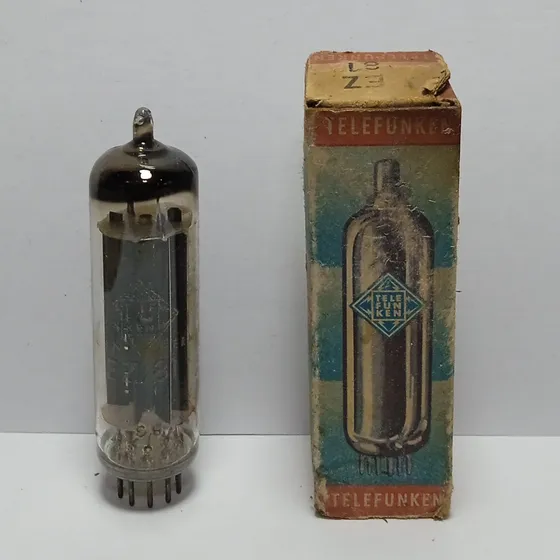 Tubo De Vacio Ez81 Telefunken 9 Pines