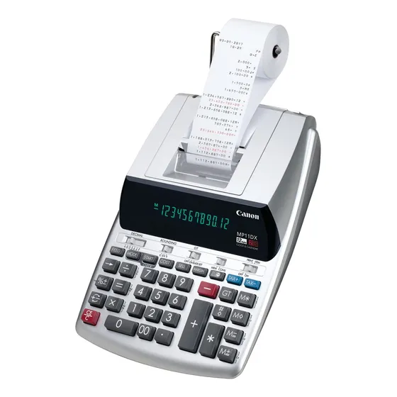 Calculadora De Impressão Canon Mp11dx-2 Desktop Com Currency