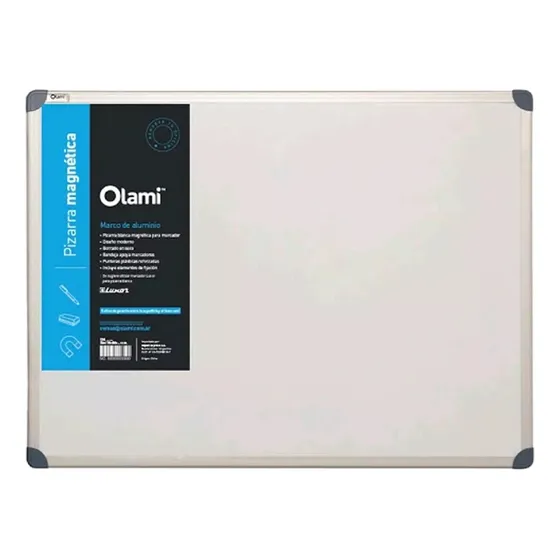Pizarra Blanca Olami Magnetica 60 X 90 Cm Pizm9016090