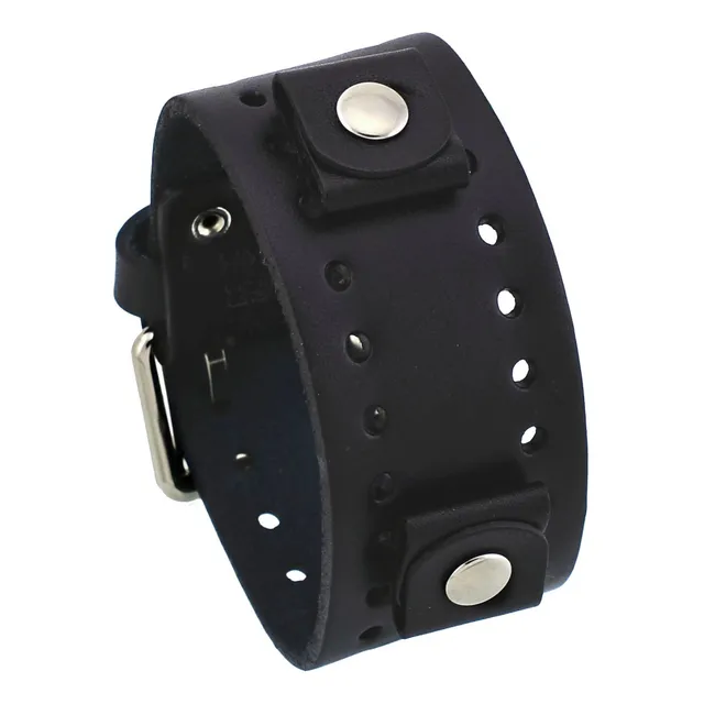 Nemesis Bn-k 20mm Ancho Ancho Negro Ancho De Cuero Xa1y9