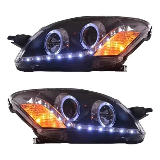 Toyota Yaris 2008+ Faros Led Ojo De Ángel Delanteros
