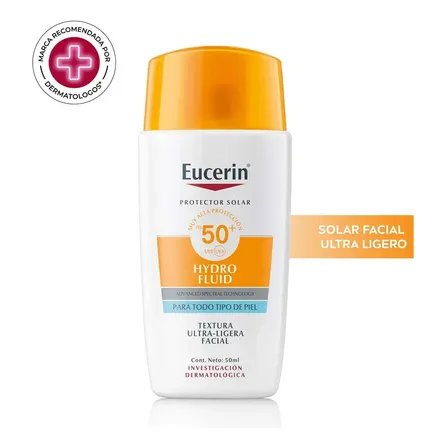 Protector Solar Facial Hydro Fluid Fps50+ Contiene 50Ml Eucerin