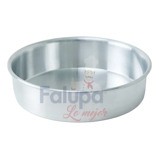 Molde  Redondo 22x7 Aluminio Falupa