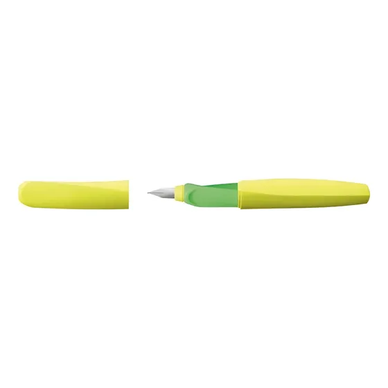 Lapicera Pluma Fuente Pelikan Twist - Amarillo Neon