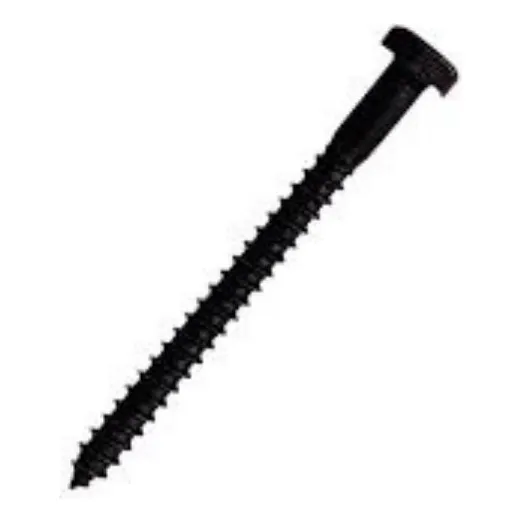 Tirafondo Cabeza Hex. Pavonado De 1/4 X 2 - 100 Und