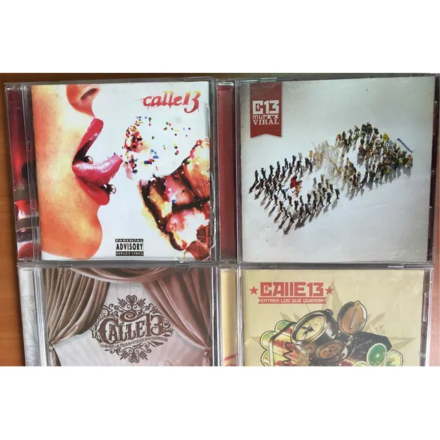 Calle 13 Residente Discos Coleccion Completa Cd Original