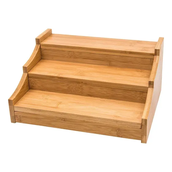 Stand Organizador De Especias En Bambu Expandible