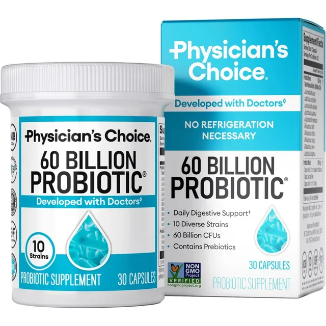 Physician's Choice Probioticos 60 Billones Cfus 30 Capsulas Natural