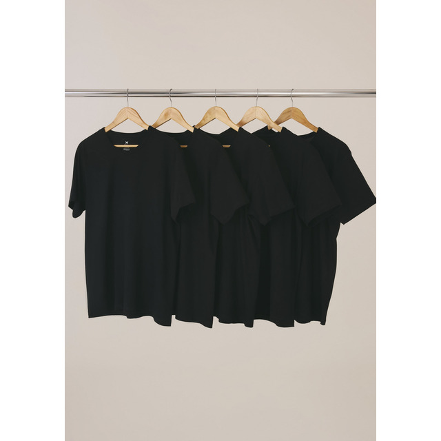 Kit Com 5 Camisetas Masculinas Básicas Hering 