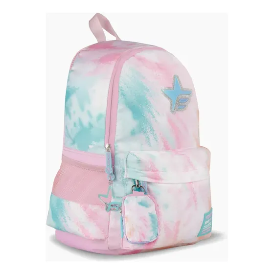 Mochila Juvenil Big Kids Batik Espalda 18puLG Footy F1063 Color Rosa Diseño de la tela footy batik