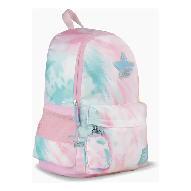 Mochila Juvenil Big Kids Batik Espalda 18puLG Footy F1063 Color Rosa Diseño de la tela footy batik
