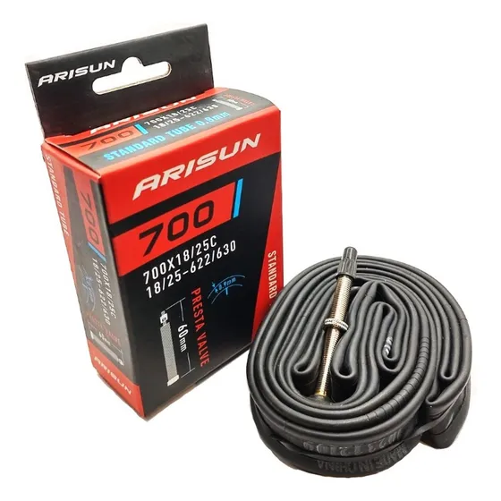 Camara Arisun Bicicleta 700 X 18/25c Valvula Francesa 60mm