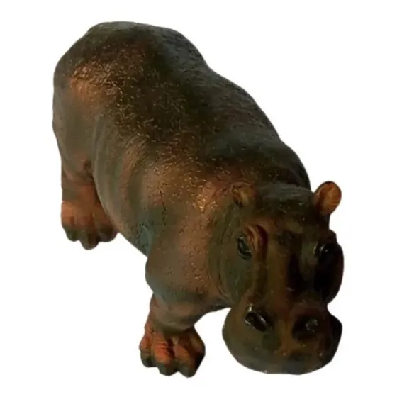 Hipopótamo, Figura Decorativa, Adorno  Estilo Barroco Real