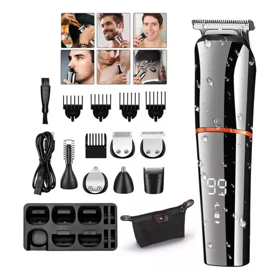 L Maquina Para Rasurar Cabello Barba Recargable Inalambrica