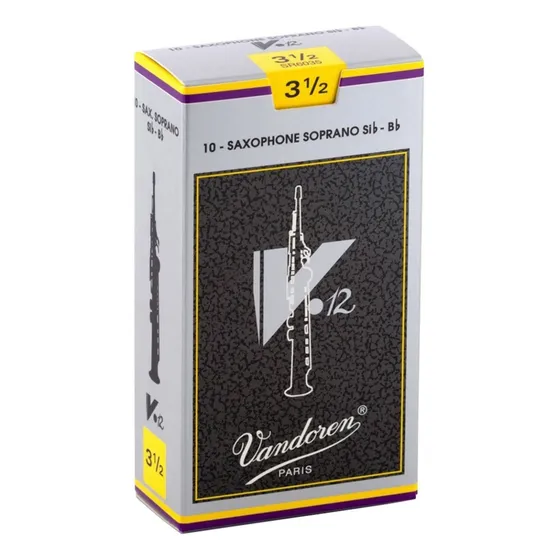 Palhetas Vandoren V12 para saxofone soprano