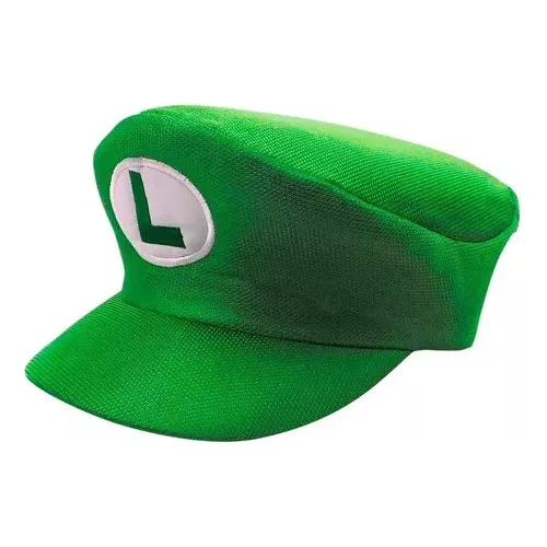 Gorro Super Mario Sombrero Luigi Disfraz Adulto