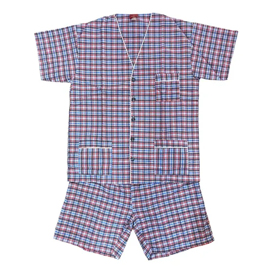 Pijama Verano Hombre Pilu Liviano Con Botones 54 -56 -58 -60
