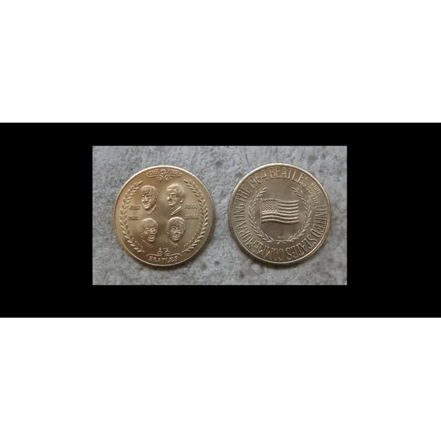 The Beatles Moneda Conmemorativa 1964 