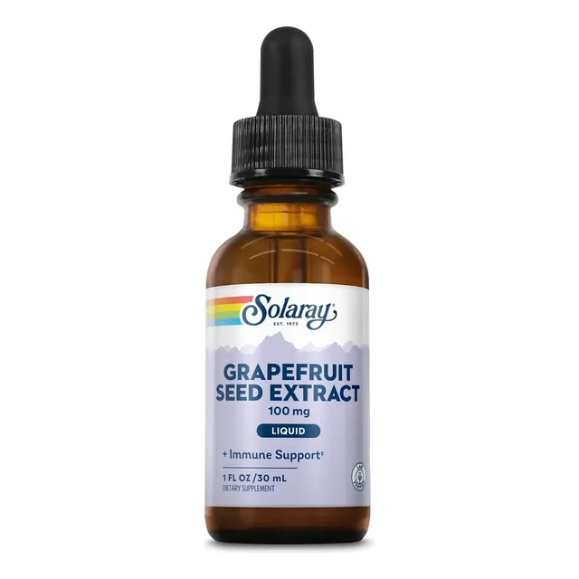 Extracto De Semilla De Pomelo 100 Mg Solaray 30 Ml