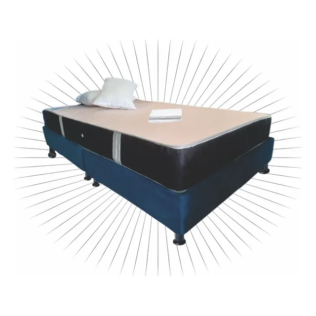 Super Combo  Base + Colchon  Resortado Tradicional 90x190