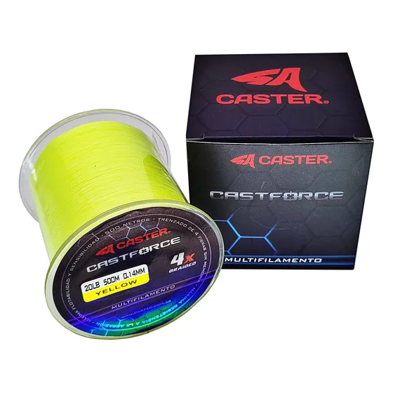Multifilamento Caster Castforce 4x 0.40mm Bobina 500m